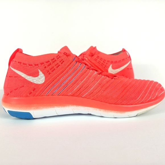 Nike Free Transform Flyknit Pink Womens Size 8 Running Training Shoes 833410-601 - Picture 10 of 16